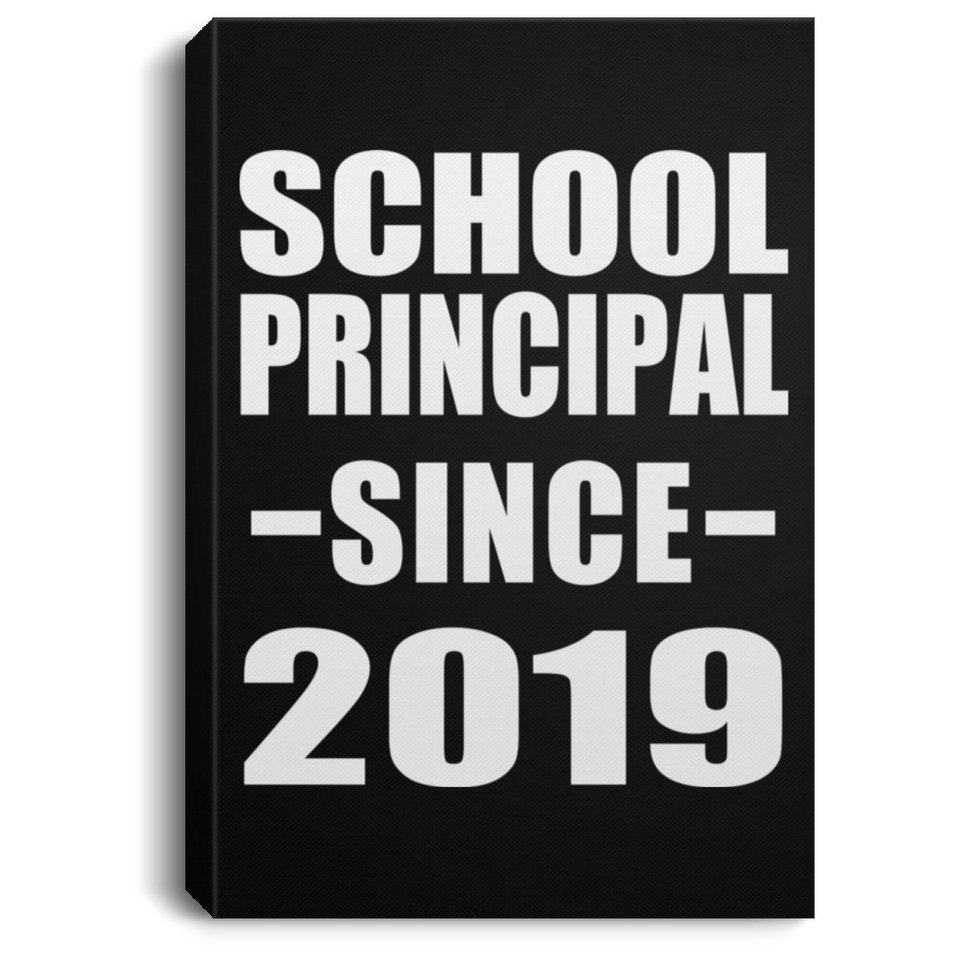 School Principal Since 2019 - Canvas Portrait