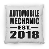 Automobile Mechanic Established EST. 2018 - Throw Pillow