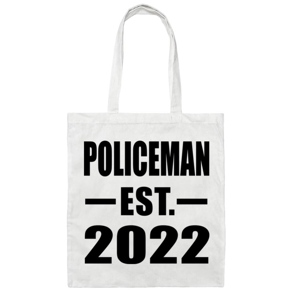 Policeman Established EST. 2022 - Tote Bag White
