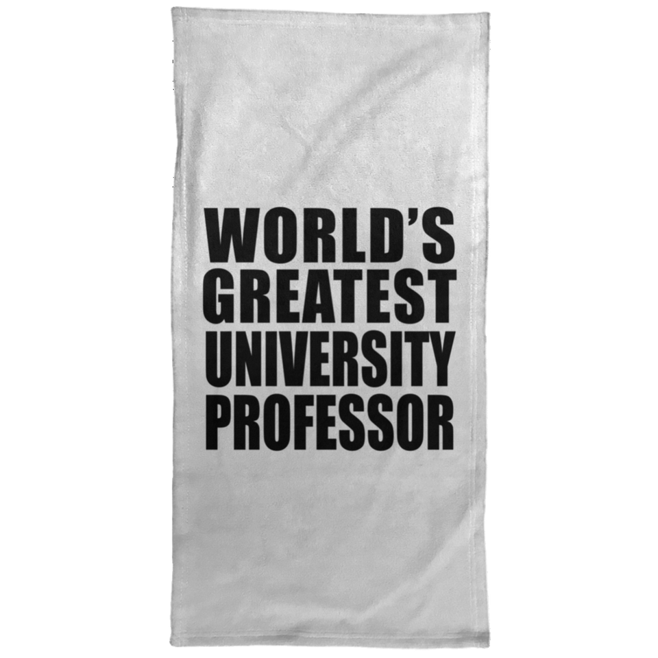 World's Greatest University Professor - Hand Towel