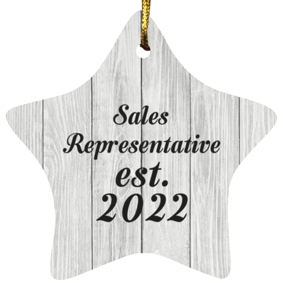 Sales Representative Established Est. 2022 - Star Ornament F