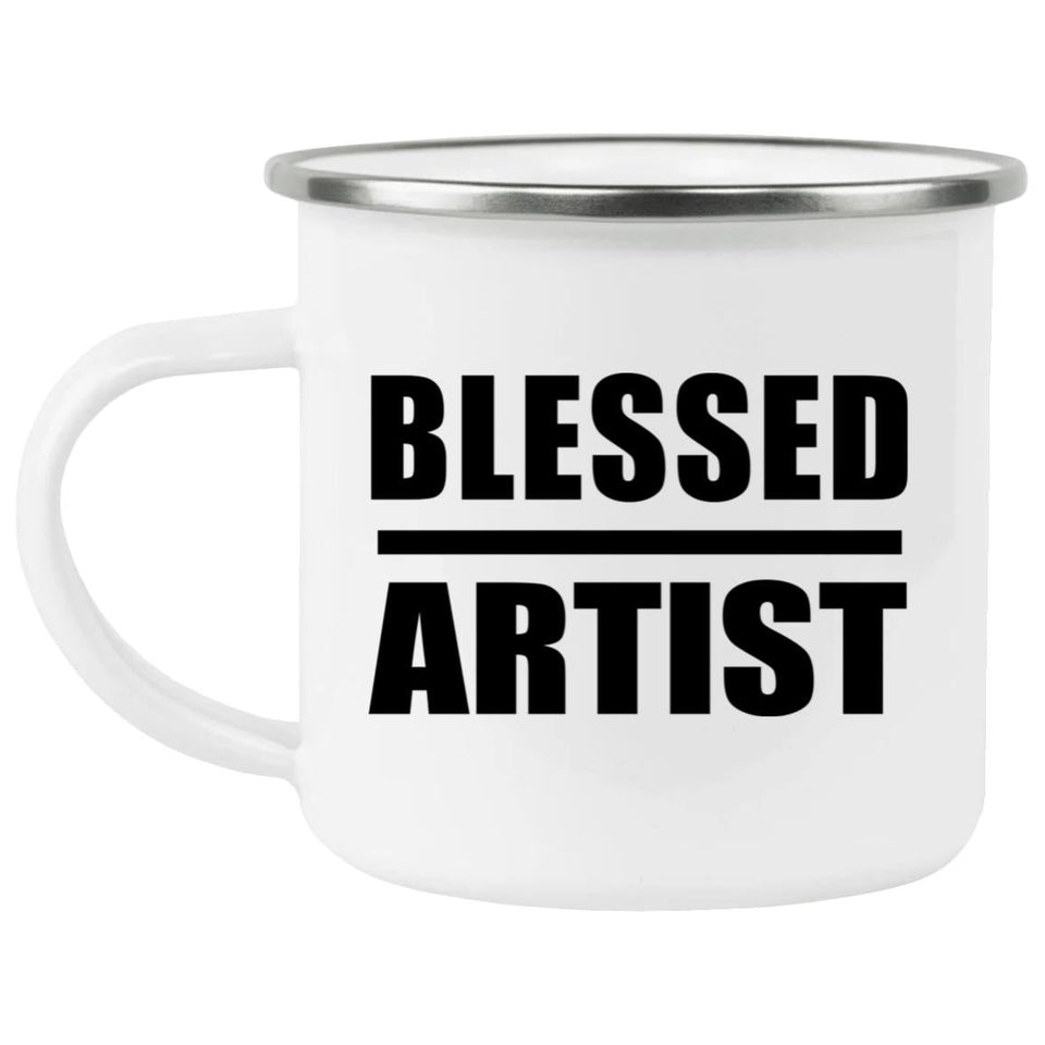 Blessed Artist - 12oz Camping Mug