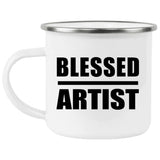 Blessed Artist - 12oz Camping Mug