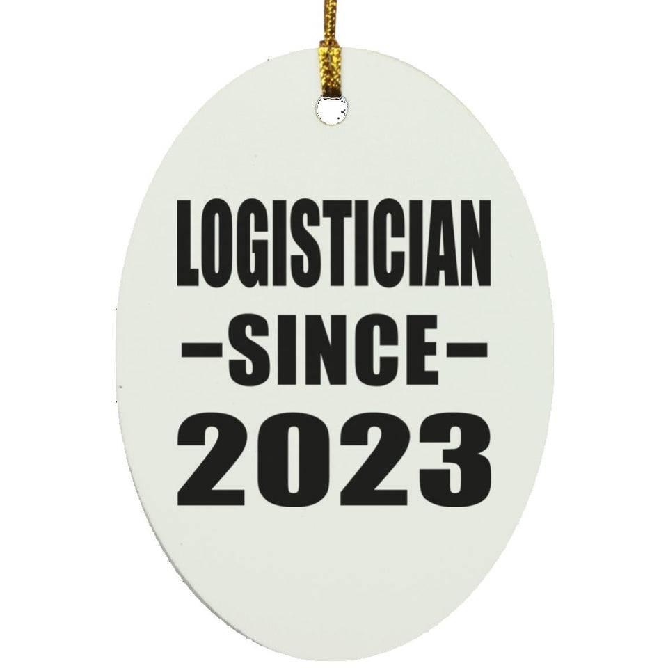 Logistician Since 2023 - Oval Ornament