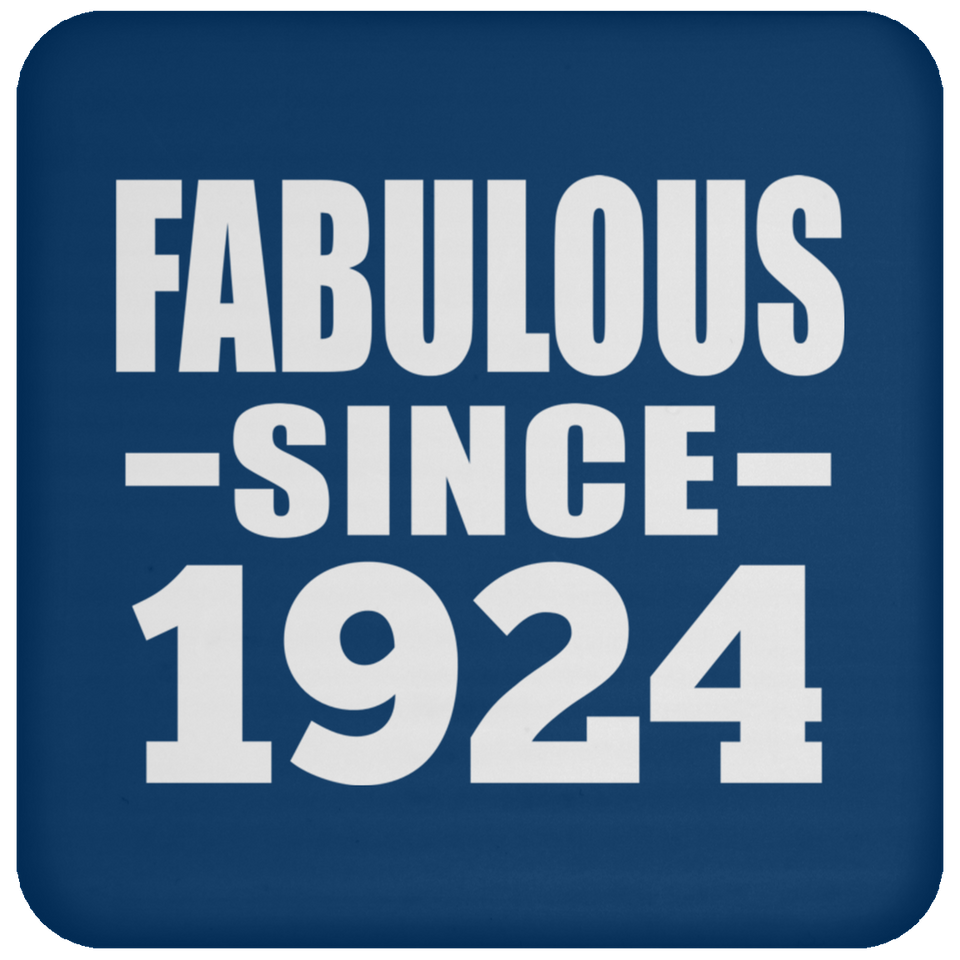 100th Birthday Fabulous Since 1924 - Drink Coaster