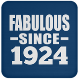 100th Birthday Fabulous Since 1924 - Drink Coaster