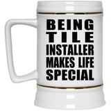 Being Tile Installer Makes Life Special - Beer Stein