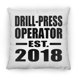 Drill-Press Operator Established EST. 2018 - Throw Pillow