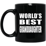 World's Best Granddaughter - 11 Oz Coffee Mug Black