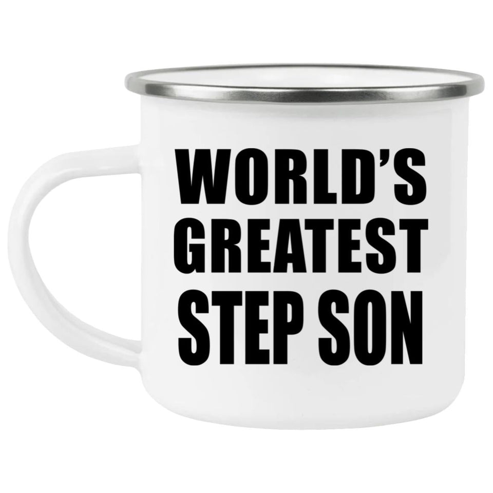 World's Greatest Step Son - 12oz Camping Mug