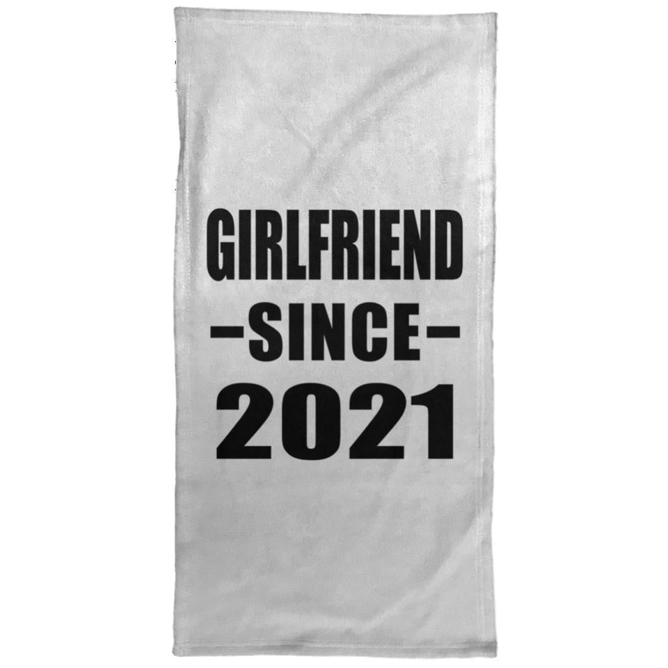 Girlfriend Since 2021 - Hand Towel
