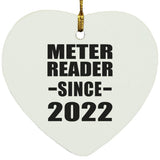 Meter Reader Since 2022 - Heart Ornament