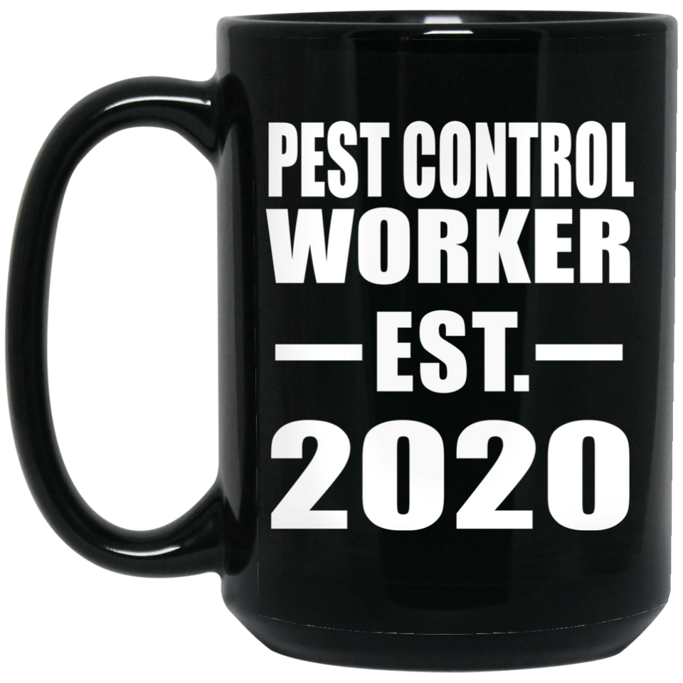 Pest Control Worker Established EST. 2020 - 15oz Coffee Mug