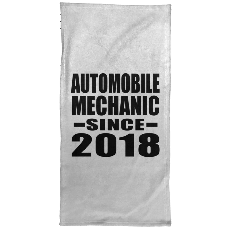 Automobile Mechanic Since 2018 - Hand Towel