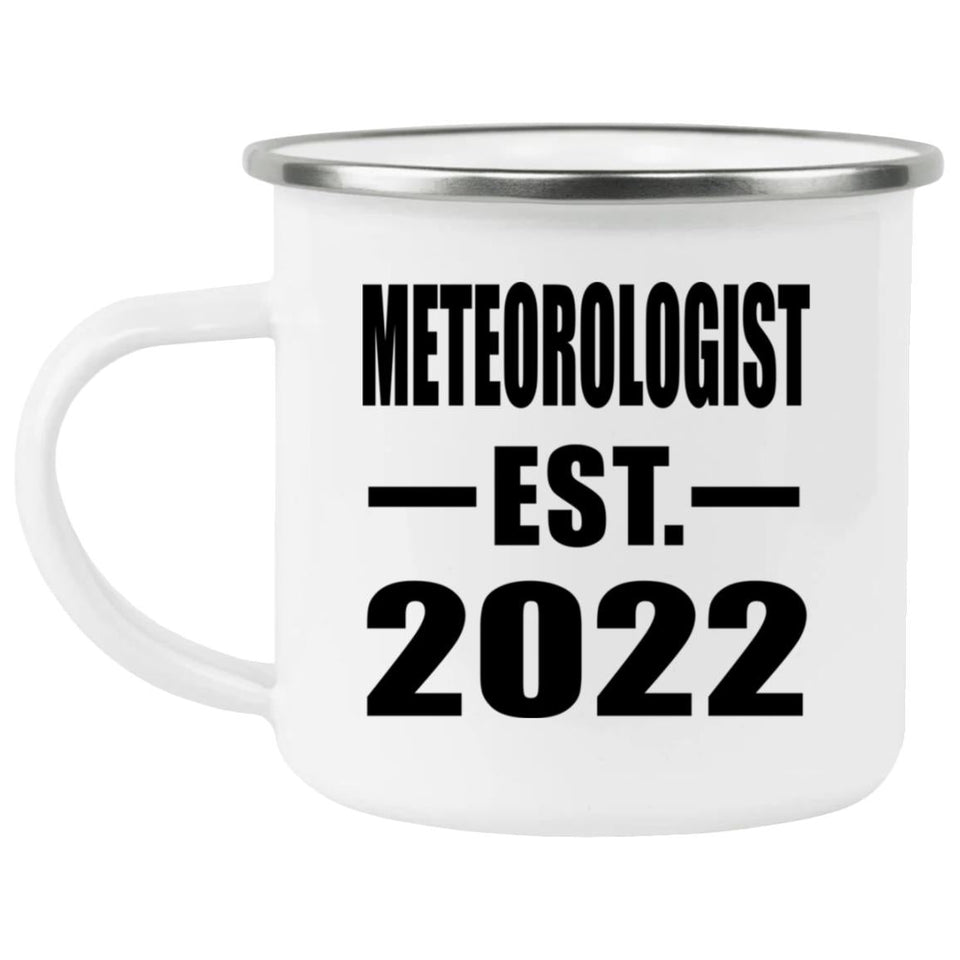Meteorologist Established EST. 2022 - 12oz Camping Mug