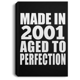 23rd Birthday Made In 2001 Aged to Perfection - Canvas Portrait