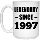 27th Birthday Legendary Since 1997 - 15oz Coffee Mug