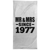 47th Anniversary Mr & Mrs Since 1977 - Hand Towel