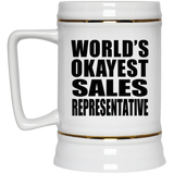World's Okayest Sales Representative - Beer Stein