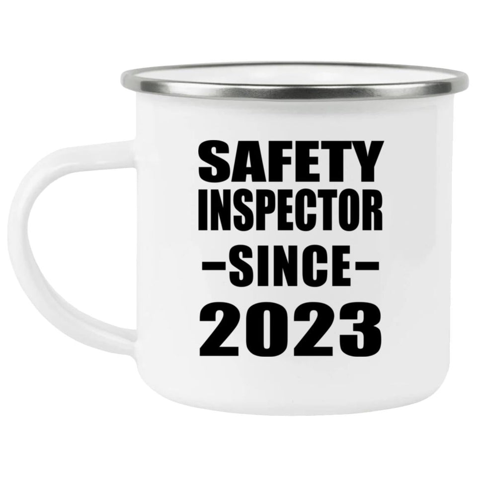 Safety Inspector Since 2023 - 12oz Camping Mug