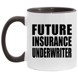 Future Insurance Underwriter - 11oz Accent Mug Black