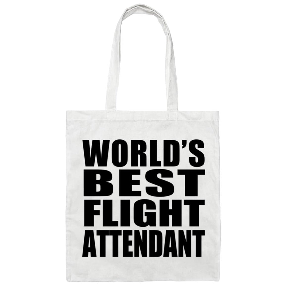 World's Best Flight Attendant - Tote Bag White