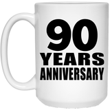 90th Anniversary 90 Years - 15 Oz Coffee Mug