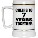 7th Anniversary Cheers To 7 Years Together - Beer Stein