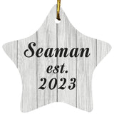 Seaman Established Est. 2023 - Star Ornament F