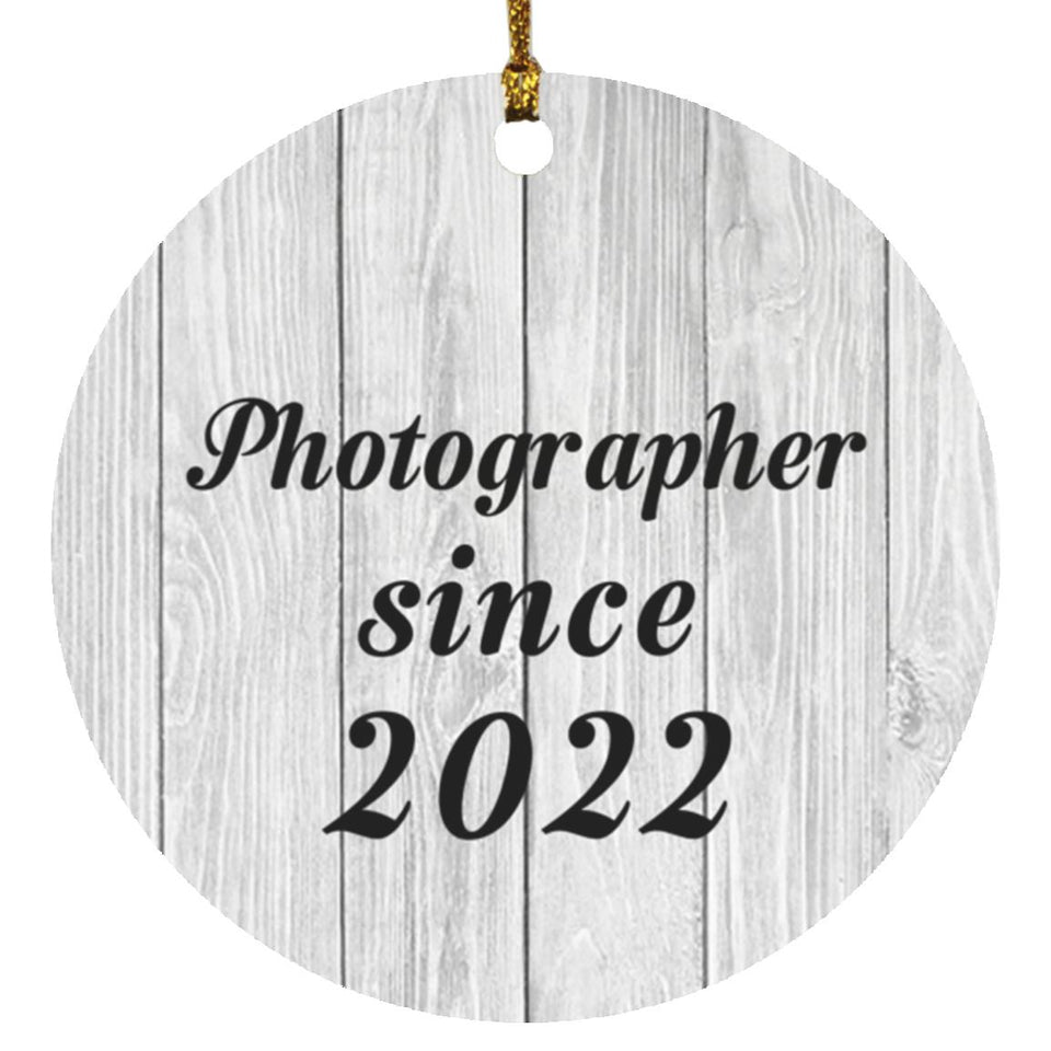 Photographer Since 2022 - Circle Ornament F