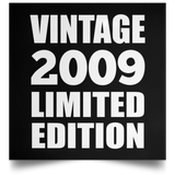 15th Birthday Vintage 2009 Limited Edition - Poster Square