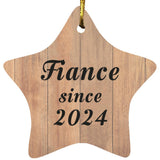 Fiance Since 2024 - Star Ornament C