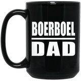 Boerboel Dad - 15oz Coffee Mug Black