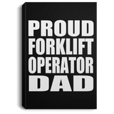 Proud Forklift Operator Dad - Canvas Portrait