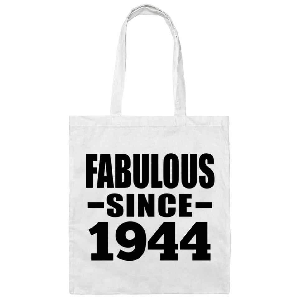 80th Birthday Fabulous Since 1944 - Tote Bag White