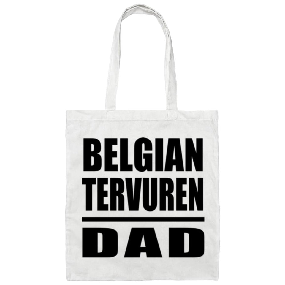 Belgian Tervuren Dad - Tote Bag White