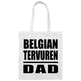 Belgian Tervuren Dad - Tote Bag White