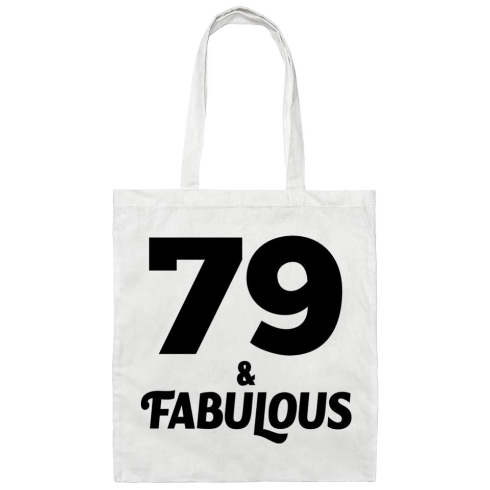 79th Birthday 79 & Fabulous - Tote Bag White