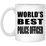 World's Best Police Officer - 11 Oz Coffee Mug