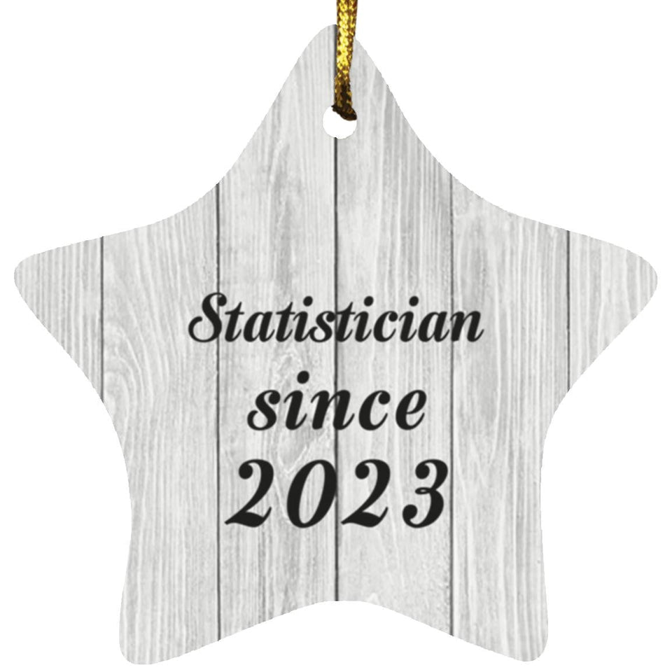 Statistician Since 2023 - Star Ornament F