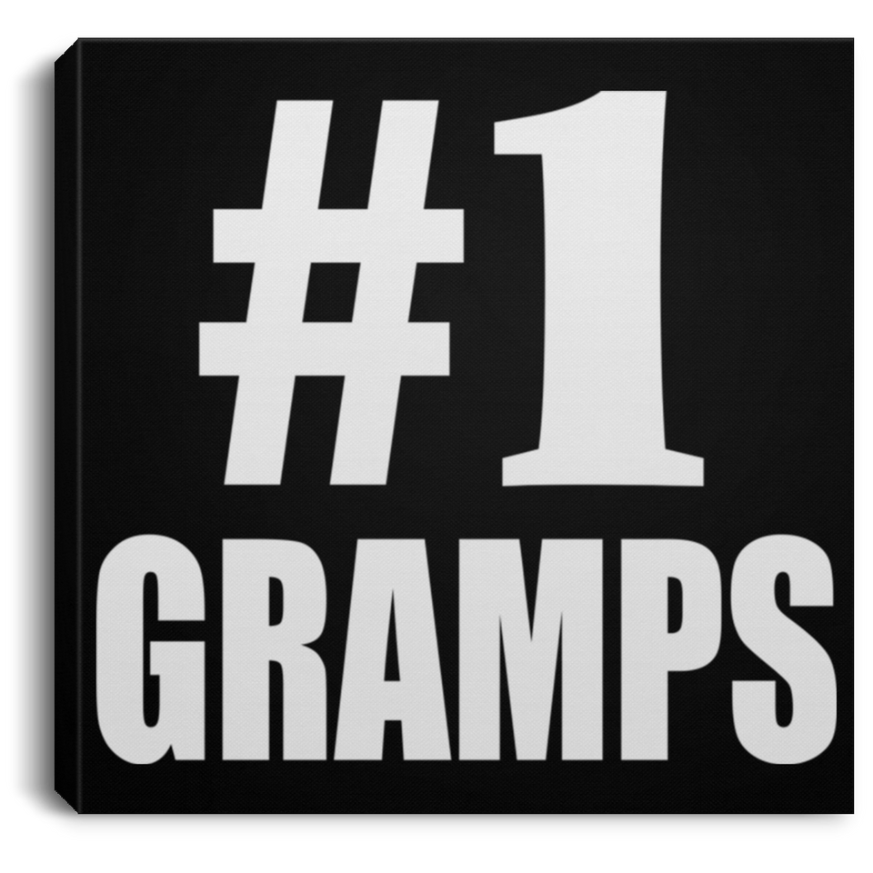 Number One #1 Gramps - Canvas Square