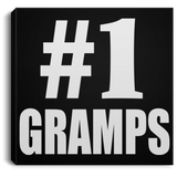 Number One #1 Gramps - Canvas Square