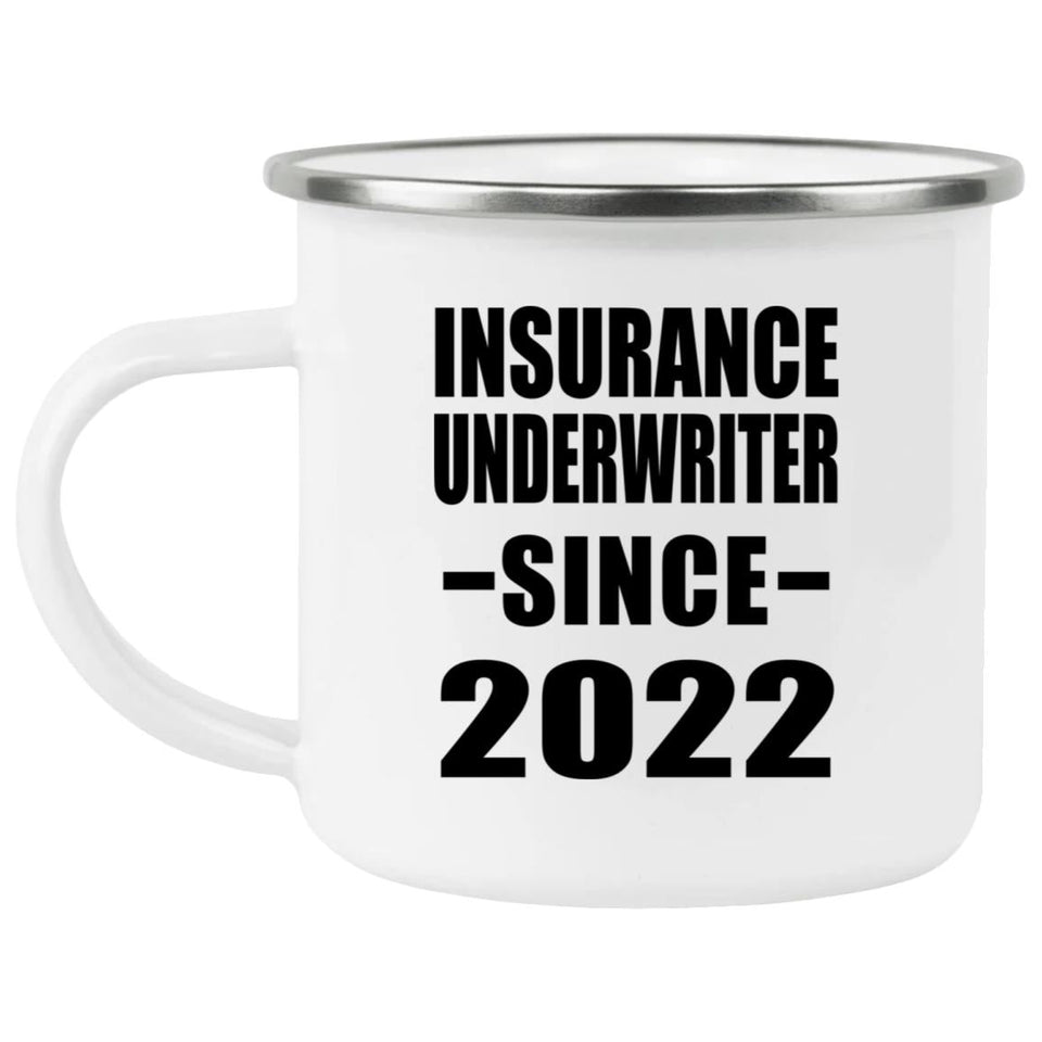 Insurance Underwriter Since 2022 - 12oz Camping Mug