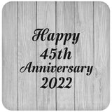 Happy 45th Anniversary 2022 - Drink Coaster F