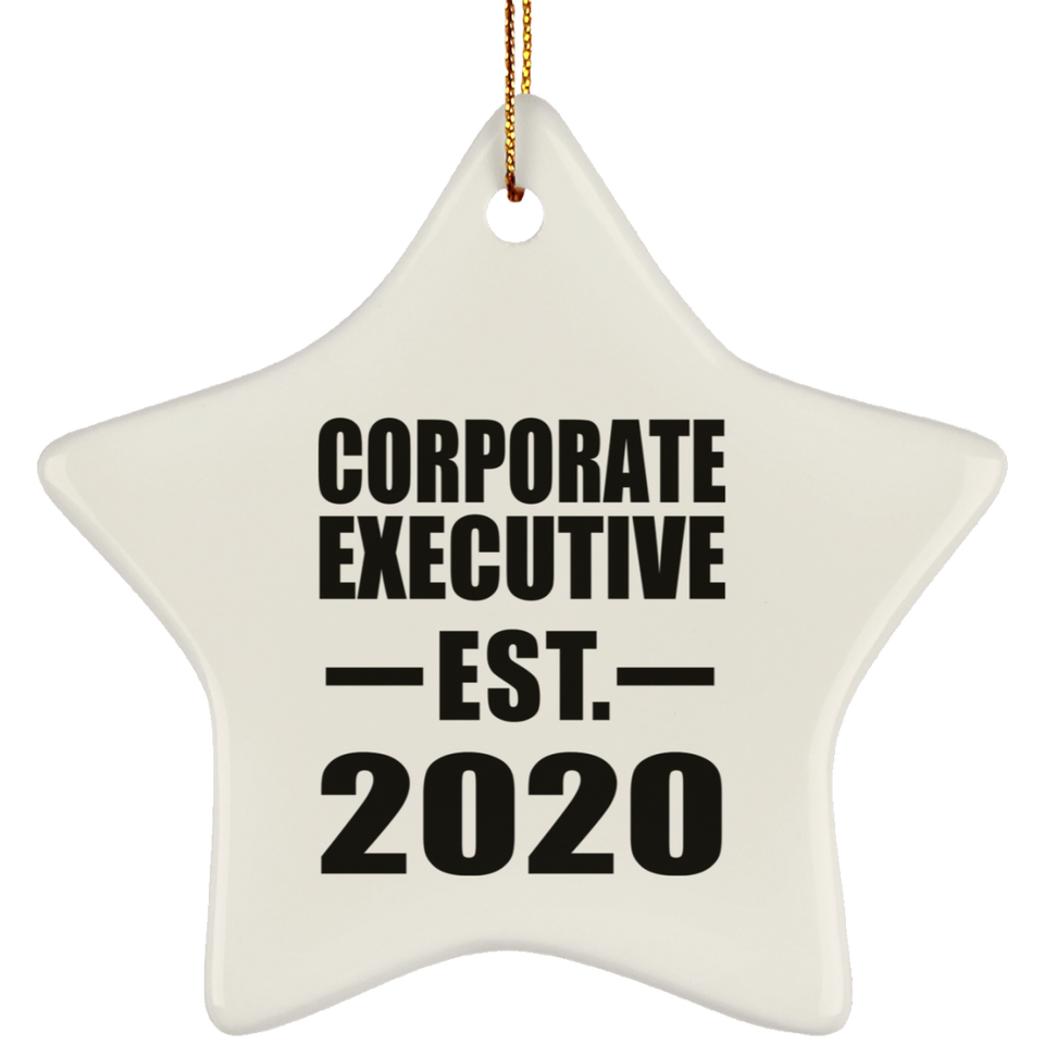Corporate Executive Established EST. 2020 - Star Ornament