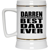 Darren Best Dad Ever - Beer Stein
