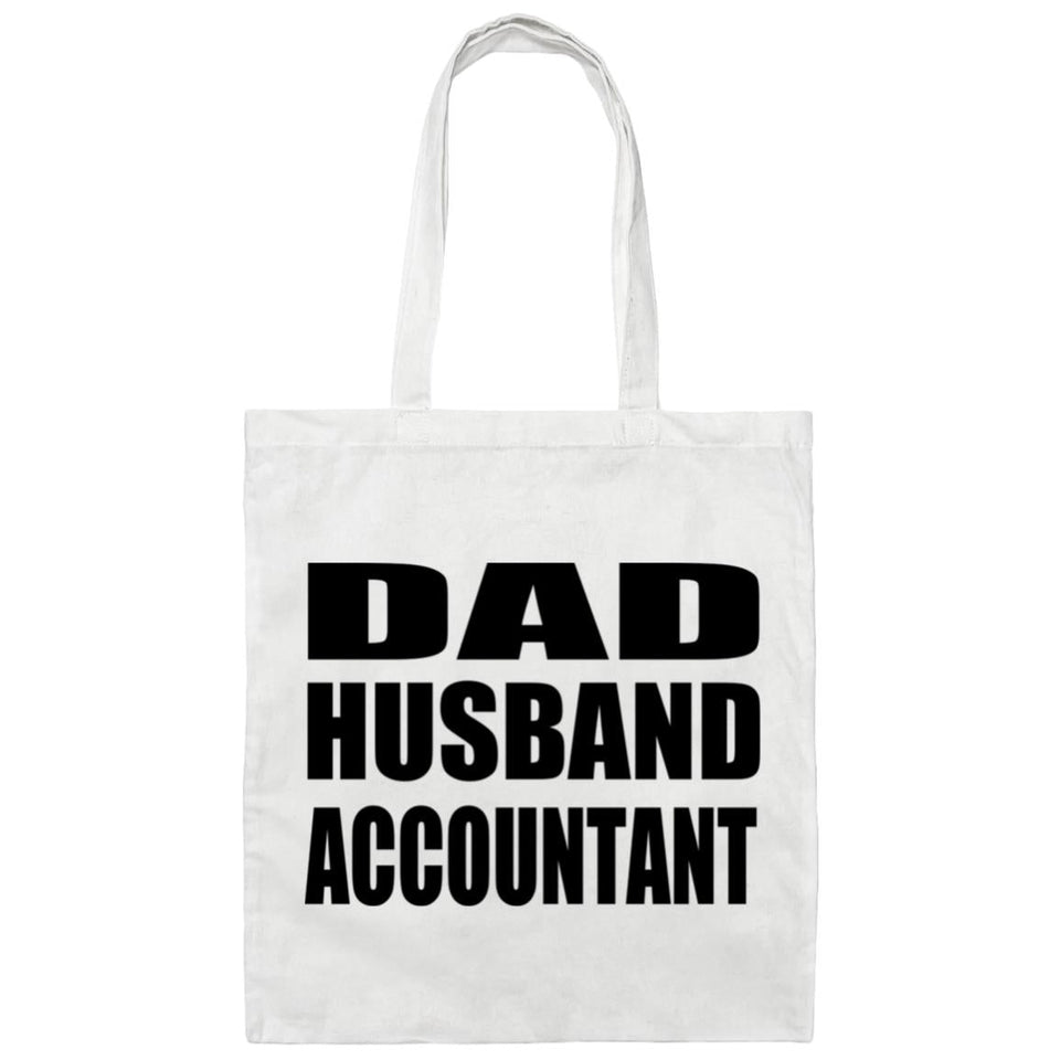 Dad Husband Accountant - Tote Bag White