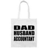 Dad Husband Accountant - Tote Bag White