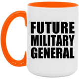 Future Military General - 15oz Accent Mug Orange