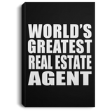 World's Greatest Real Estate Agent - Canvas Portrait